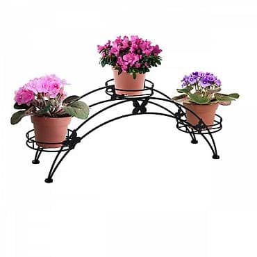 рейлы для одежды: ПОДСТАВКА ДЛЯ ЦВЕТОВ "АРКА 3" Отличительные особенности: - надежная — 3