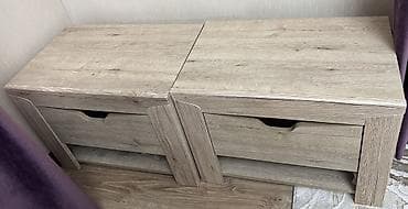 Эмерек гарнитурлары: Уктоочу бөлмө гарнитуру, Колдонулган, Эки кишилик керебет, Комод, Тумба, Белоруссия, Өзү алып кетүү, түсү - Саргыч боз — 3