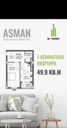 куплю дом в расрочку: 1 комната, 50 м², Элитка, 2 этаж, ПСО (под самоотделку) — 2