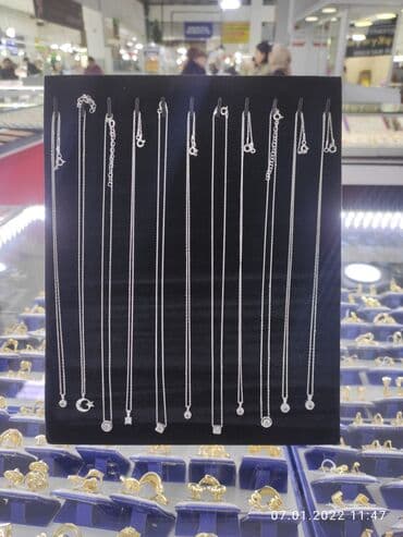 украшение шампанского для свадьбы: Серебряный Цепочка с подвесками пробы 925 Качество отличное не чернеет — 3