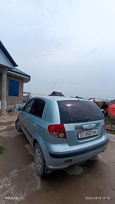 Унаа сатуу: Hyundai Getz: 2004 г., 1.4 л, Кол менен иштөөчү, Бензин, Хетчбек — 3