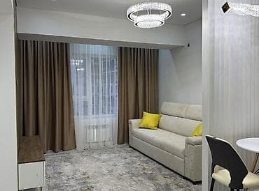 75000: 2 комнаты, 46 м², Асанбай мкр Элитка, 9 этаж — 4