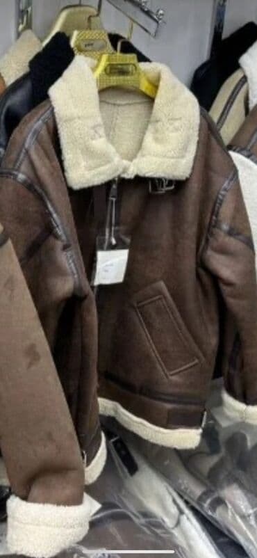 куртки с подогревом: Дубленка, Авиатор, Короткая модель, L — 3