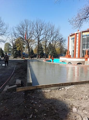 кладка пескаблока: Бетонные работы: устройства площадок, дорожек и отмосток - Укладка — 2