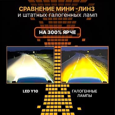 80 б4: Светодиодные мини линзы H7 Y10 предназначены для установки в фары без — 10