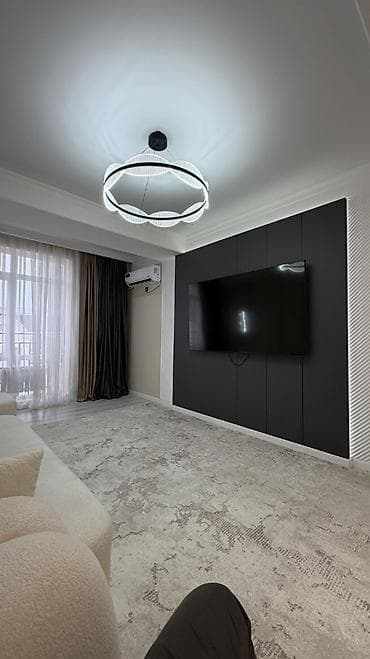 Недвижимость: 2 комнаты, 55 м², Асанбай мкр Элитка, 13 этаж, Дизайнерский ремонт — 6