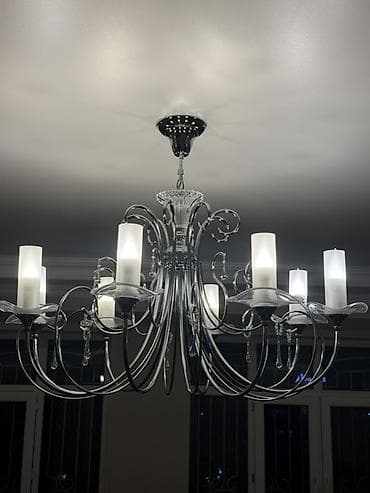 вентилятор потолочный большой: Люстра и комплект 4 шт бра в классическом стиле Для Зала Размер — 1