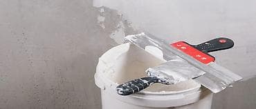 ремонт зеркало: Шпаклевание стен . електромонтажные работы. Ротбанд выравнивание — 1