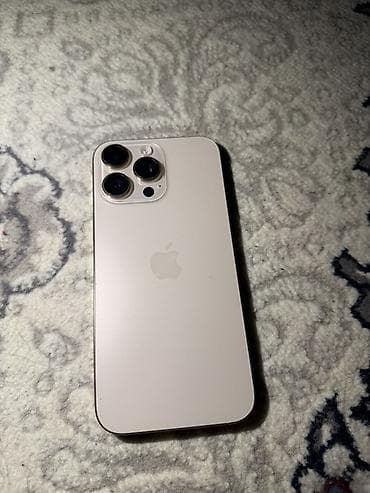 IPhone 16 Pro Max, 256 ГБ, Desert Titanium, Защитное стекло, Чехол, Кабель, 92 %