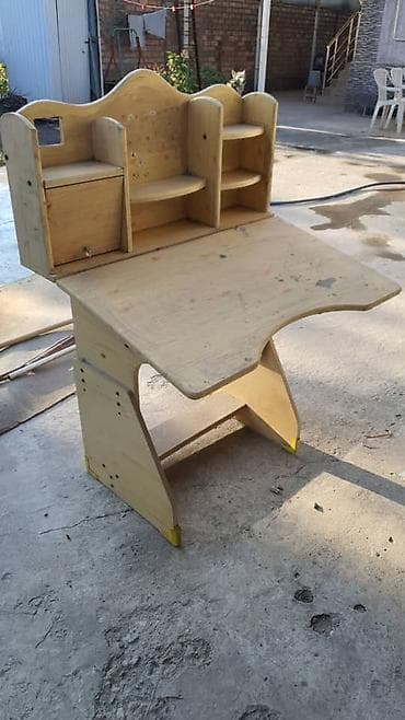 кухонные тумбочка: Тумба для кухни, С мойкой, Напольная, ДСП, цвет - Желтый — 2