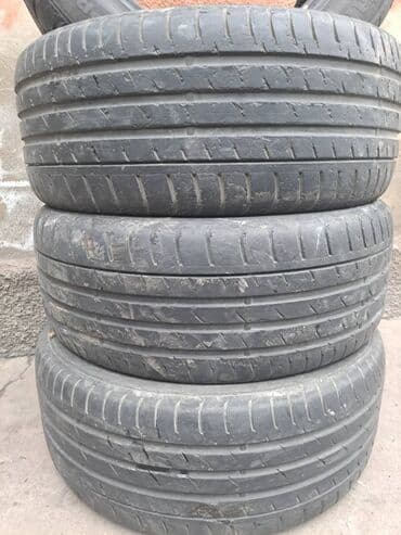 шины на аккорд: Шины 255 / 55 / R 18, Лето, Б/у, Комплект, Легковые, Япония, Continental — 1