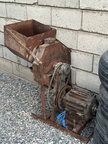 шины бу бишкек оптом: Продаю дробилку, работает. Подходит для измельчения зерна и кормов — 1
