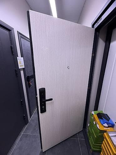 solutions third edition: Двери для домов и квартир, Металлическая, Одностворчатая, Китайская, цвет - Серый — 2