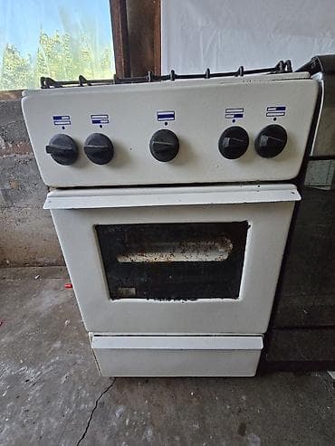 Газовая плита с духовым шкафом, компактная - 4 газовые конфорки с — 1