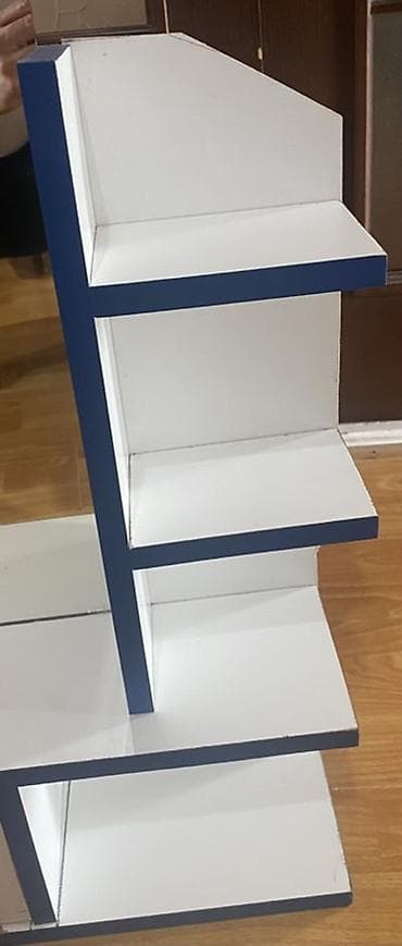 Декор жана интерьер: Настенное/напольное зеркало с полками и закрывающимся шкафчиком - — 2