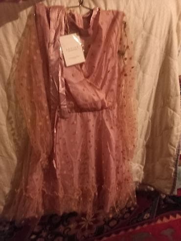 платья в горошек: Платье-миди цвета пудрово-розовый с горохом. 8/9жаштагы кыздарга болот — 2