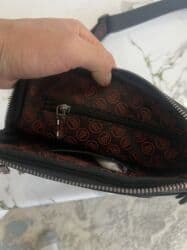 у настоящей женщины должна быть сумка из италии: Мужская сумка через плечо BUTUN - Материал: черная кожа с текстурой — 2