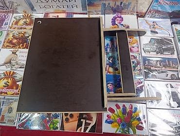 study table: Складной стол для ноутбука, Новый, цвет - Коричневый — 3