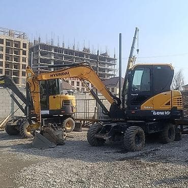 Транспорт: Экскаватор, Hyundai, Дөңгөлөктүү — 2
