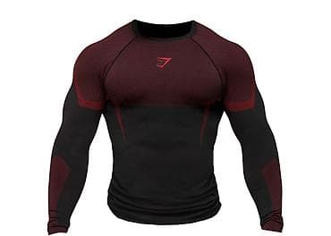 Личные вещи: GYMSHARK ONYX V5 Longsleeve - Размер: М - Тип: облегающий — 1