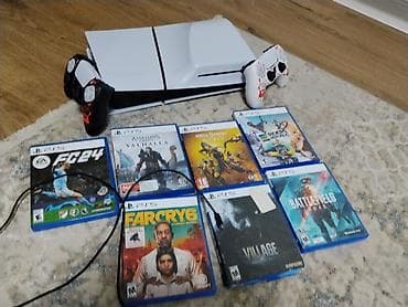 PS5 (Sony PlayStation 5): PS5 Slim (Japan) + 2 геймпада + 7 ТОП игр! Полный Игровой Комплект — 1