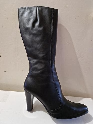 Осенние сапоги из натуральной кожи р 40 . В отличном состоянии