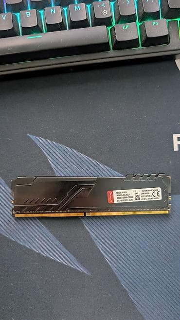 Комплектующие для ПК: Оперативная память (RAM) для ПК, Новый, HyperX, 8 ГБ, DDR4, 3200 МГц — 2