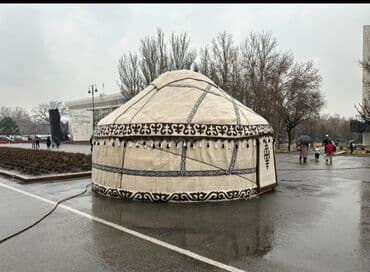 Боз үйлөр сатылат, Каркасы Жыгач, 85 баш, Диаметри: 6 метр