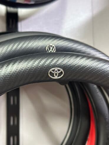 набор ключей в чемодане цена: Экокожа Чехол на руль, цвет - Черный, Новый, Самовывоз, Платная доставка — 11