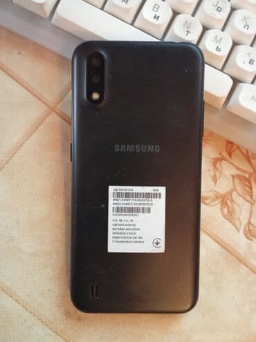 nokia c5: Samsung Galaxy A01, Б/у, 16 ГБ, цвет - Черный, 2 SIM, eSIM — 1