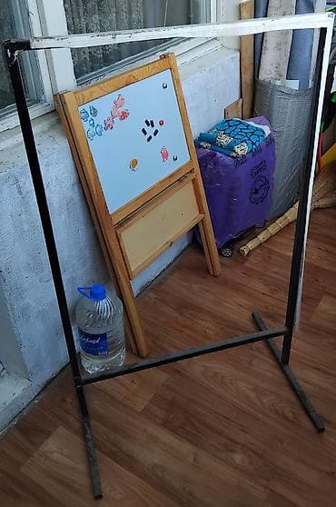 Напольная металлическая стойка для баннера, штендер. Размер длина