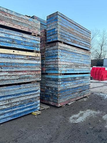 свайный фундамент: Опалубка Для фундамента, Комбинированная, Б/у 3000 * 1200, Платная доставка, Самовывоз — 9