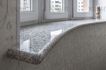 цена на столешницы для кухни: Подоконники, На заказ, Натуральный камень, Новый, Платная установка — 17