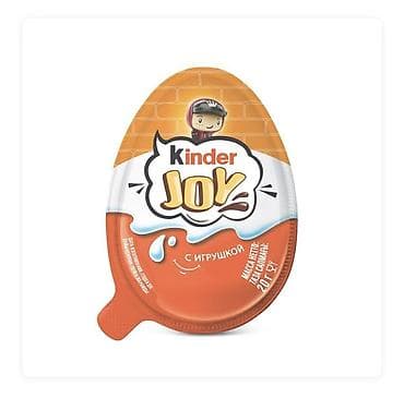 Kinder Joy, яйцо-сюрприз с игрушкой. Особенности: - Формат
