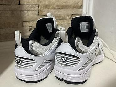 Айымдардын бут кийими: Эркектердин кроссовкасы, 40.5, New Balance, Колдонулган, түсү - Ак, Өзү алып кетүү, Акылуу жеткирүү — 3