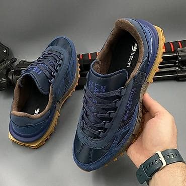Жеке буюмдар: Кроссовки Lacoste (мужские) - Модель: треккинговый стиль с городским — 4