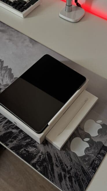 бэушные планшеты: Планшет, Apple, память 128 ГБ, 11" - 12", Wi-Fi, Б/у, Классический цвет - Серый — 1