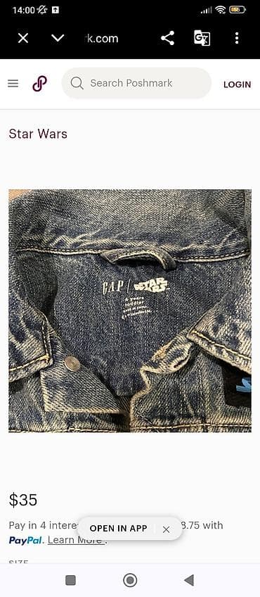 мечит: Детская джинсовая куртка GAP x Star Wars (для детей 2-3 лет) — 3