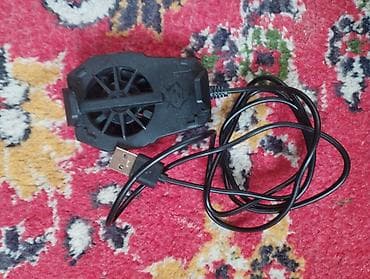 охлаждающий кулер для телефона: Кулер-охладитель для смартфона (внешний вентилятор), проводной - — 1