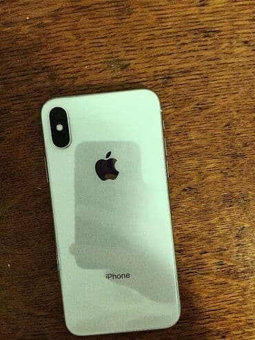 phone 13: IPhone X, Б/у, 64 ГБ, Белый, 100 % — 1