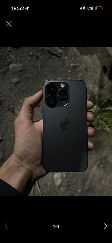 IPhone 14 Pro, Б/у, 256 ГБ, Черный, 73 %