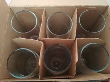 куплю бутылки стеклянные: Новые стеклянные фужеры "Pasabahce" Турция, на высокой ножке, 6 штук — 5