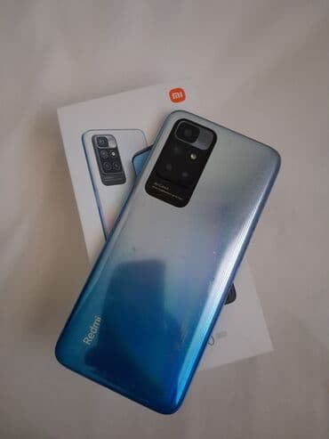 smartwatch часы: Redmi, Redmi 10, Б/у, цвет - Синий, 2 SIM — 4