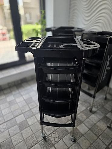 Мойка парикмахерская с креслом, кресла, стул на колёсиках макияжное — 8