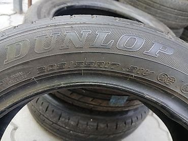 шины dunlop: Шины 205 / 55 / R 17, Лето, Б/у, Пара, Легковые, Япония, Dunlop — 2