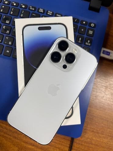 iphone e: IPhone 14 Pro, Серебристый, Коробка — 3