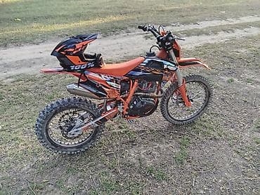 bws samurai: Эндуро/кросс мотоцикл STELS (STN/X6) PR300, оранжево‑черная графика — 2