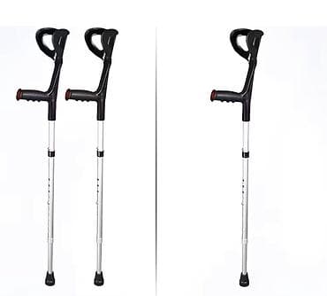Ходунки, костыли, трости, роллаторы: Костыли подлокотные Бишкек лёгкие | Новые | Есть все размеры Костыли — 1