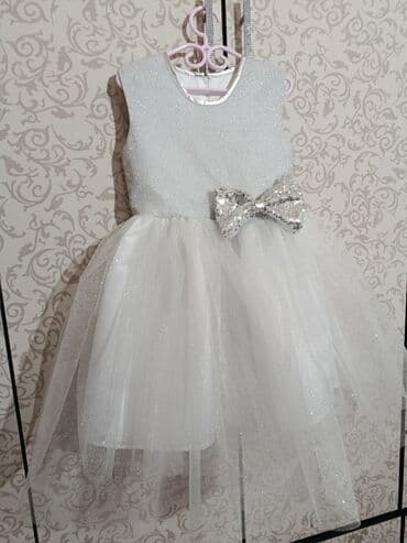 пышные платья для девочек: Детское платье, цвет - Белый — 3