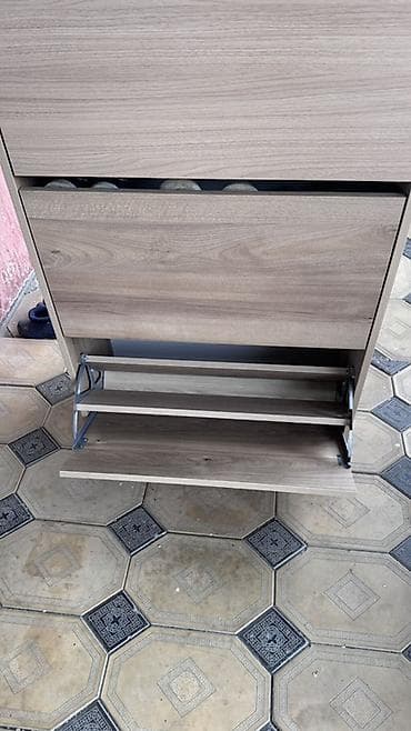 Тумба и подставка для обуви, Новый, Другой материал, Самовывоз, Бесплатная доставка, Платная доставка, цвет - Коричневый